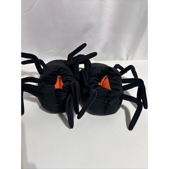 Celebrate Halloween Spider Adult Slippers Size L - Picture 4 of 8